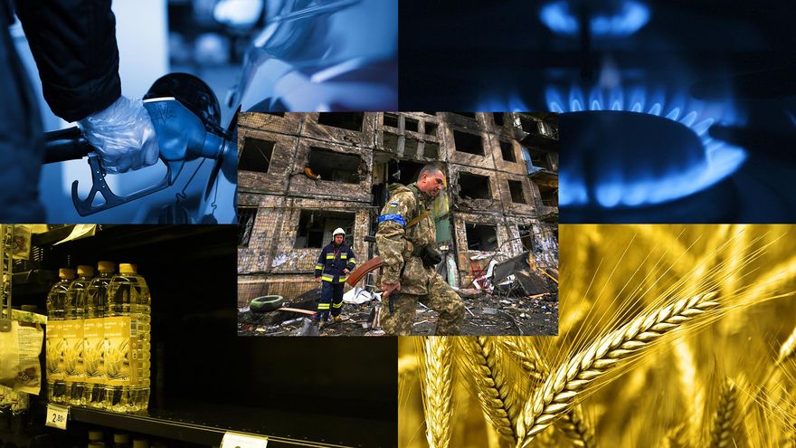 Tras la guerra en Ucrania han subido los precios de la gasolina, el gas, el aceite de girasol o los cereales