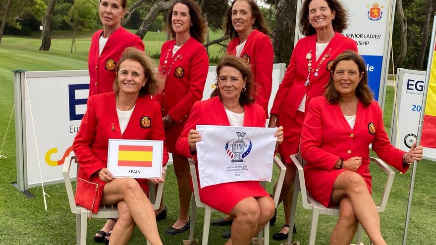 María Castillo, campeona de Europa de golf con España