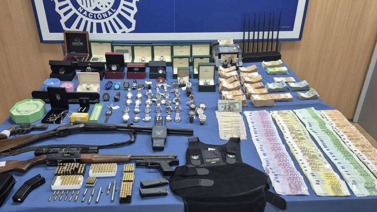 Efectos intervenidos en el marco de la 'operación Spider'.