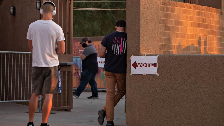Votantes en Tempe, Arizona,