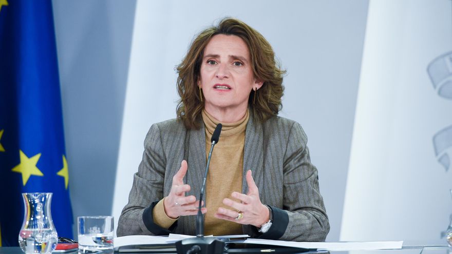 La vicepresidenta tercera del Gobierno de España y ministra para la Transición Ecológica y el Reto Demográfico, Teresa Ribera