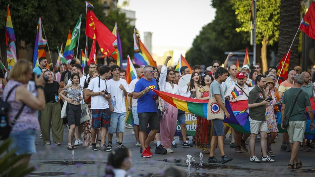Marcha del Orgullo convocada por la Plataforma Córdoba por la Diversidad