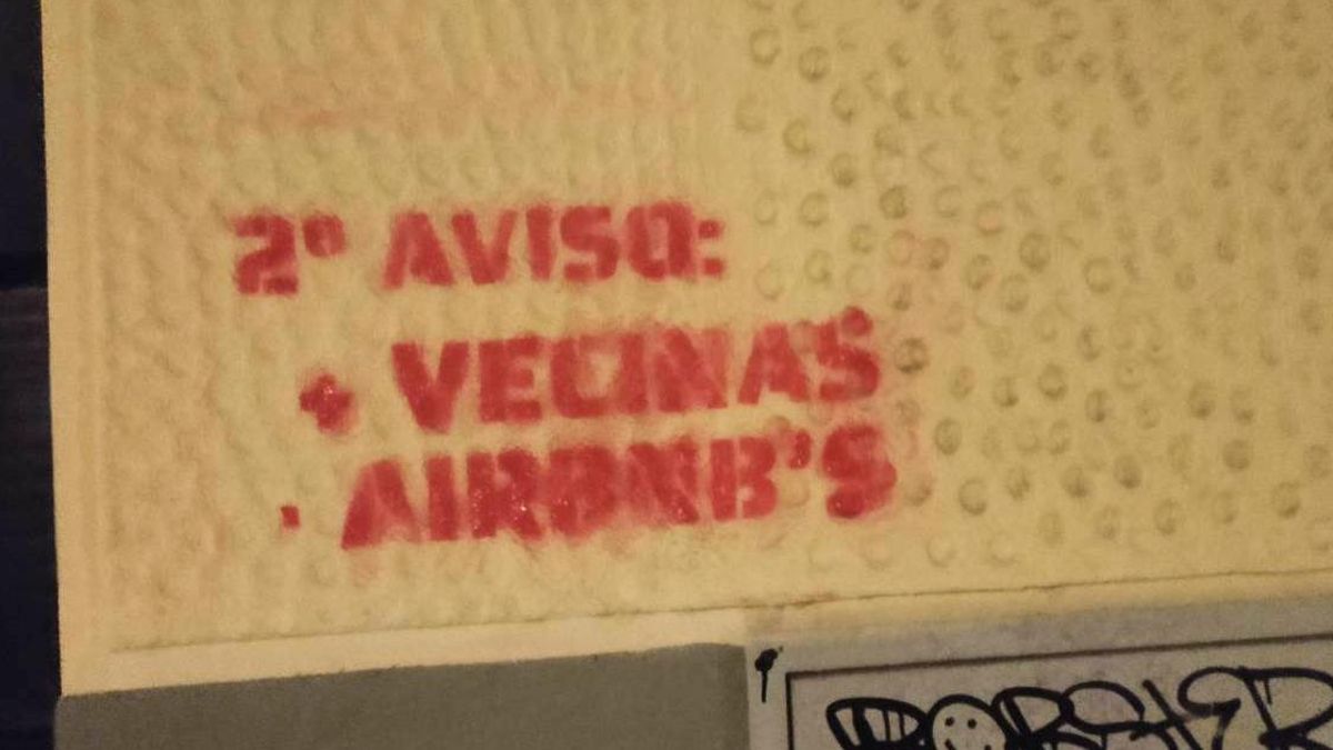 Imagen de una de las pintadas en Madrid