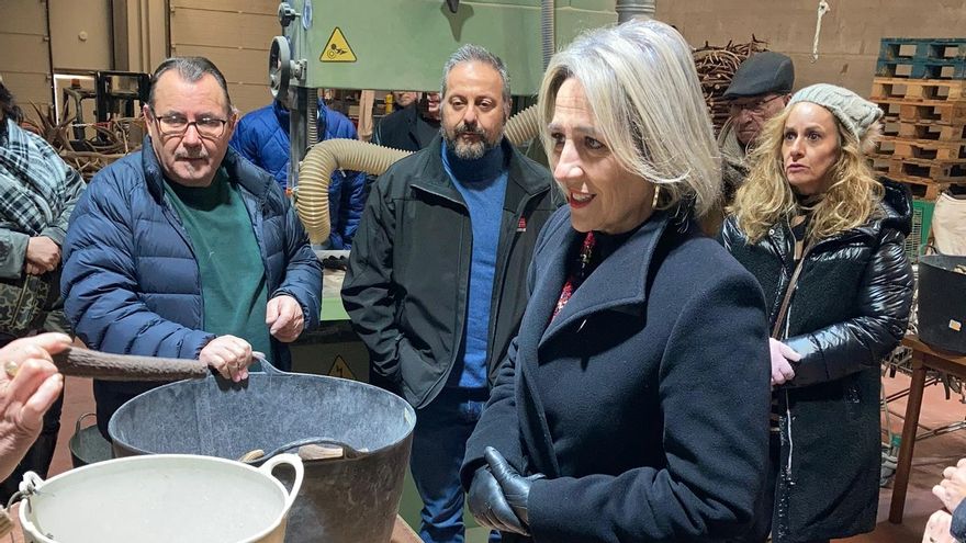 Inés Cañizares en los Montes de Toledo, enero de 2023