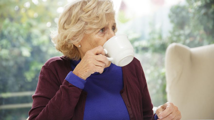 Manuela Carmena, durante la entrevista.
