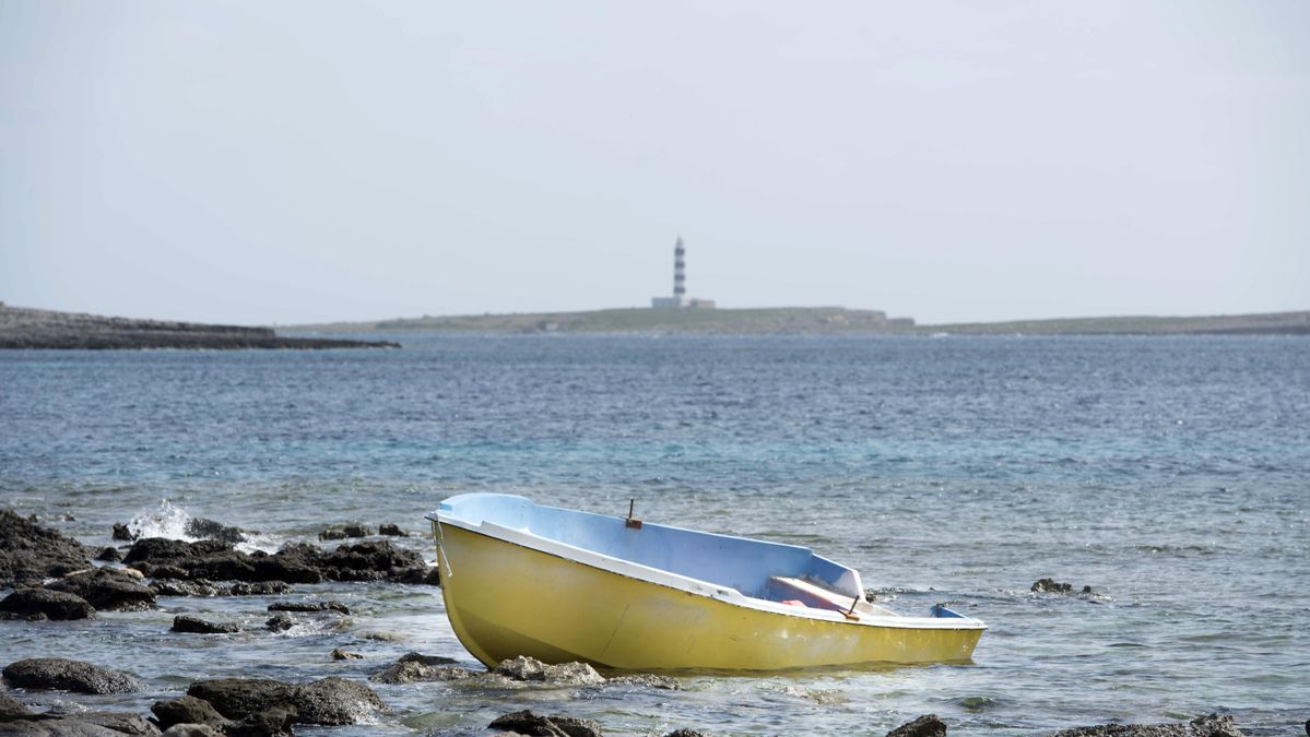 Fotografia d'arxiu d'una pastera arribada a la costa de Balears