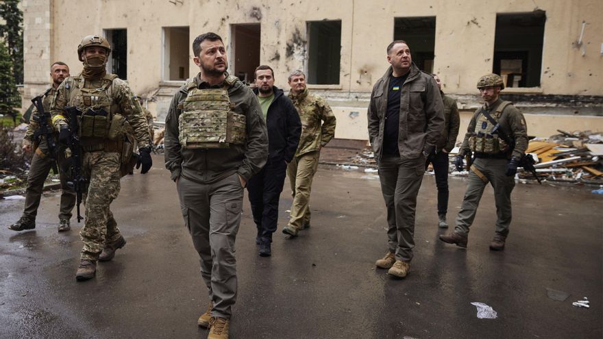 Zelenski y Andriy Yermak en una imagen de archivo.