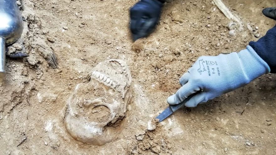 Aparecen los primeros restos humanos en la fosa común de Guadalajara que podrían pertenecer a un vecino de Chiloeches
