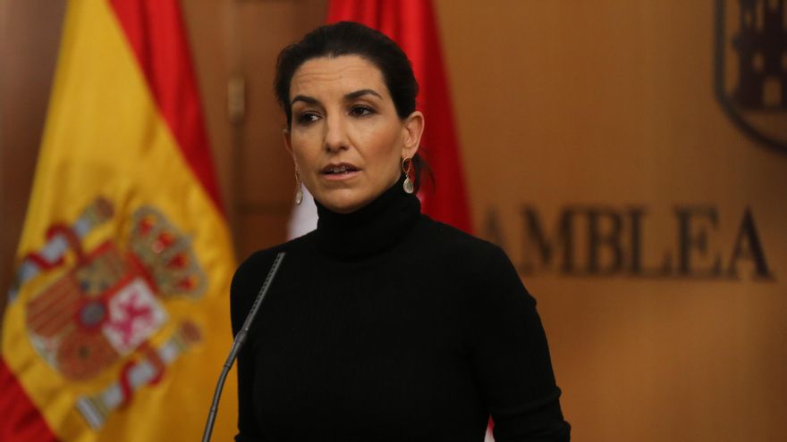 La portavoz de Vox en la Asamblea de Madrid, Rocío Monasterio, en una imagen de archivo.