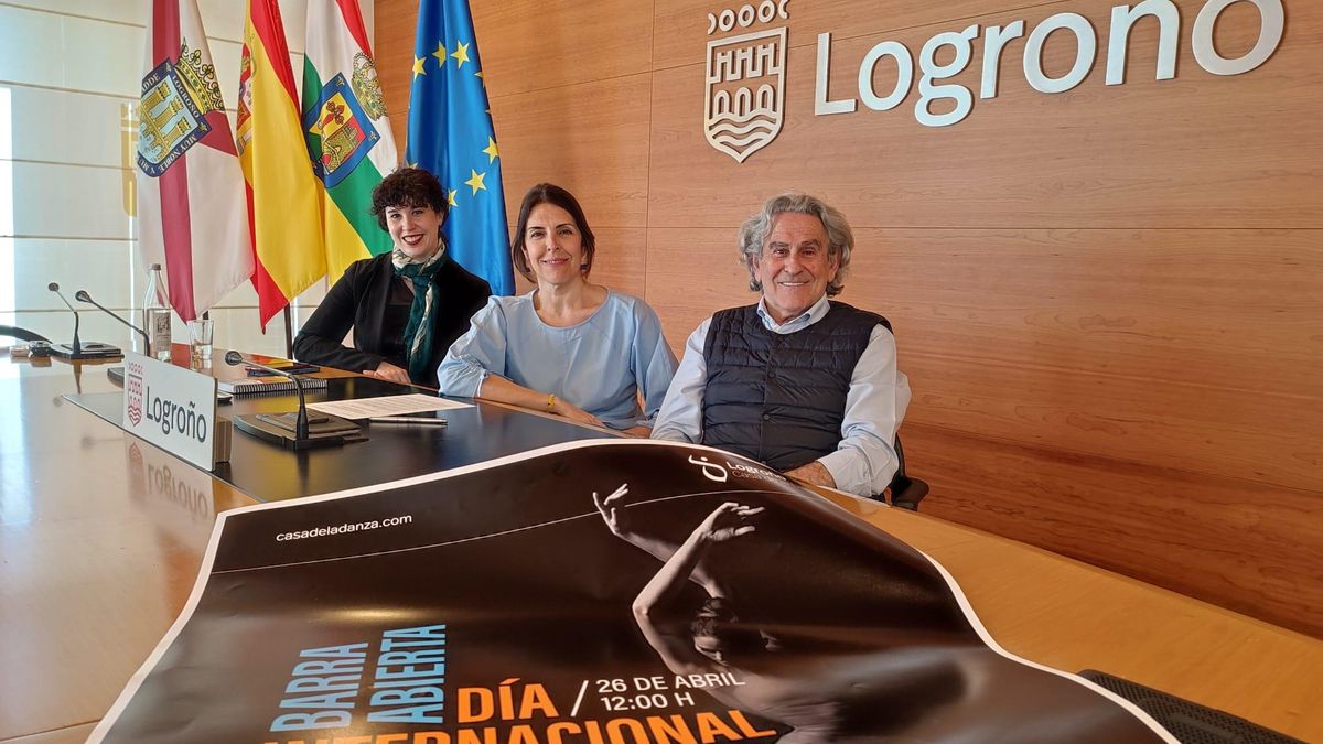 Logroño se convierte este domingo en escenario de baile con una gran barra de ballet en la plaza del Ayuntamiento