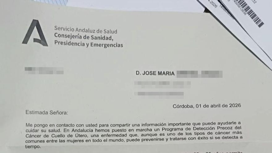 El SAS envía cartas a hombres para participar en cribados de cáncer de cuello de útero