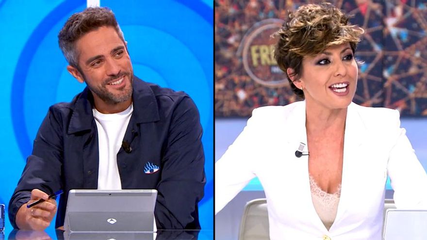 Roberto Leal y Sonsoles Ónega, en sus respectivos programas