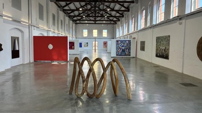 Obras de la muestra de artistas que trabajan en el Ampurdán, en Map25.