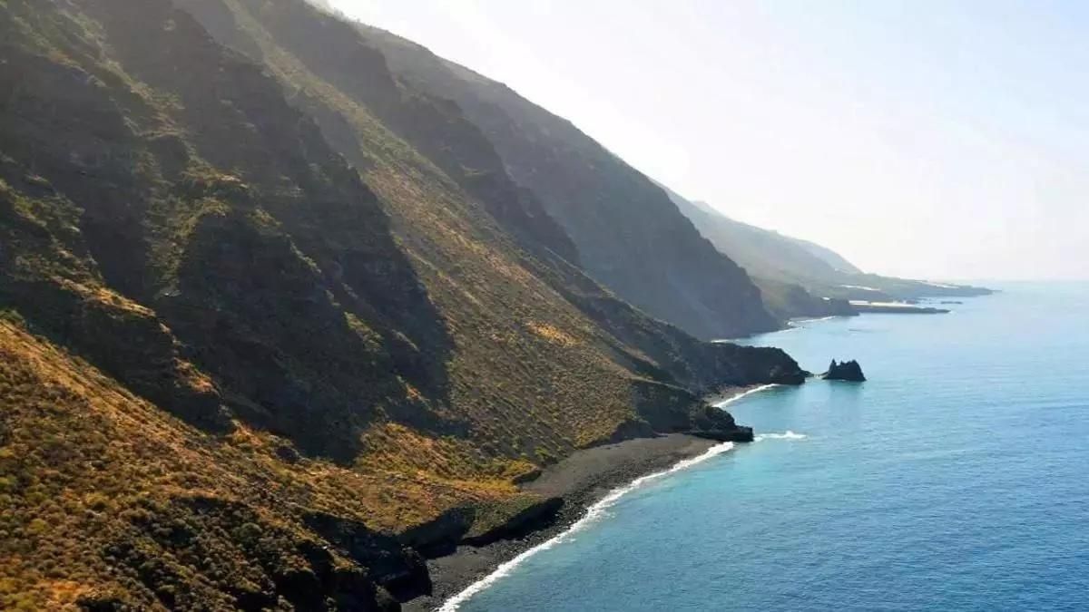 Zona de la costa por donde se proyecta el trazado ‘LP-2 Variante el Remo-La Zamora.