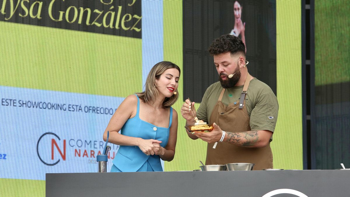 Con la ensaladilla del chef  Abraham Ortega, que estuvo acompañada de Cathaysa González, se nos hizo la boca agua