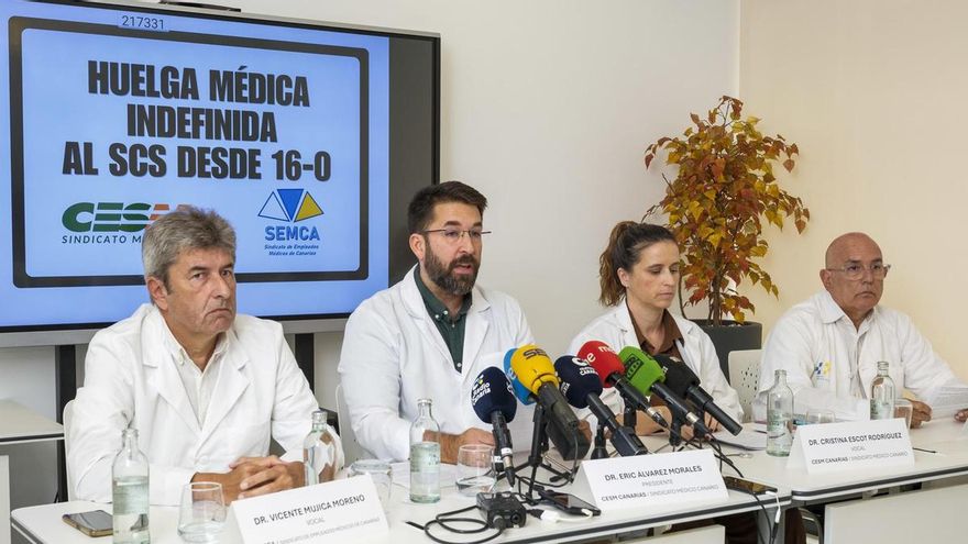 Huelga médica indefinida en el Servicio Canario de Salud a partir del 16 de octubre
