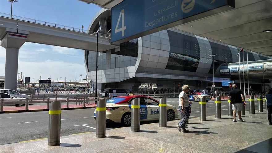 El aeropuerto de Dubai, esta semana