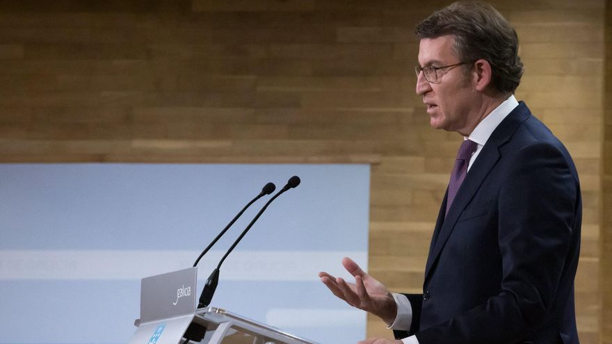 Feijóo, tras el Consello de la Xunta.