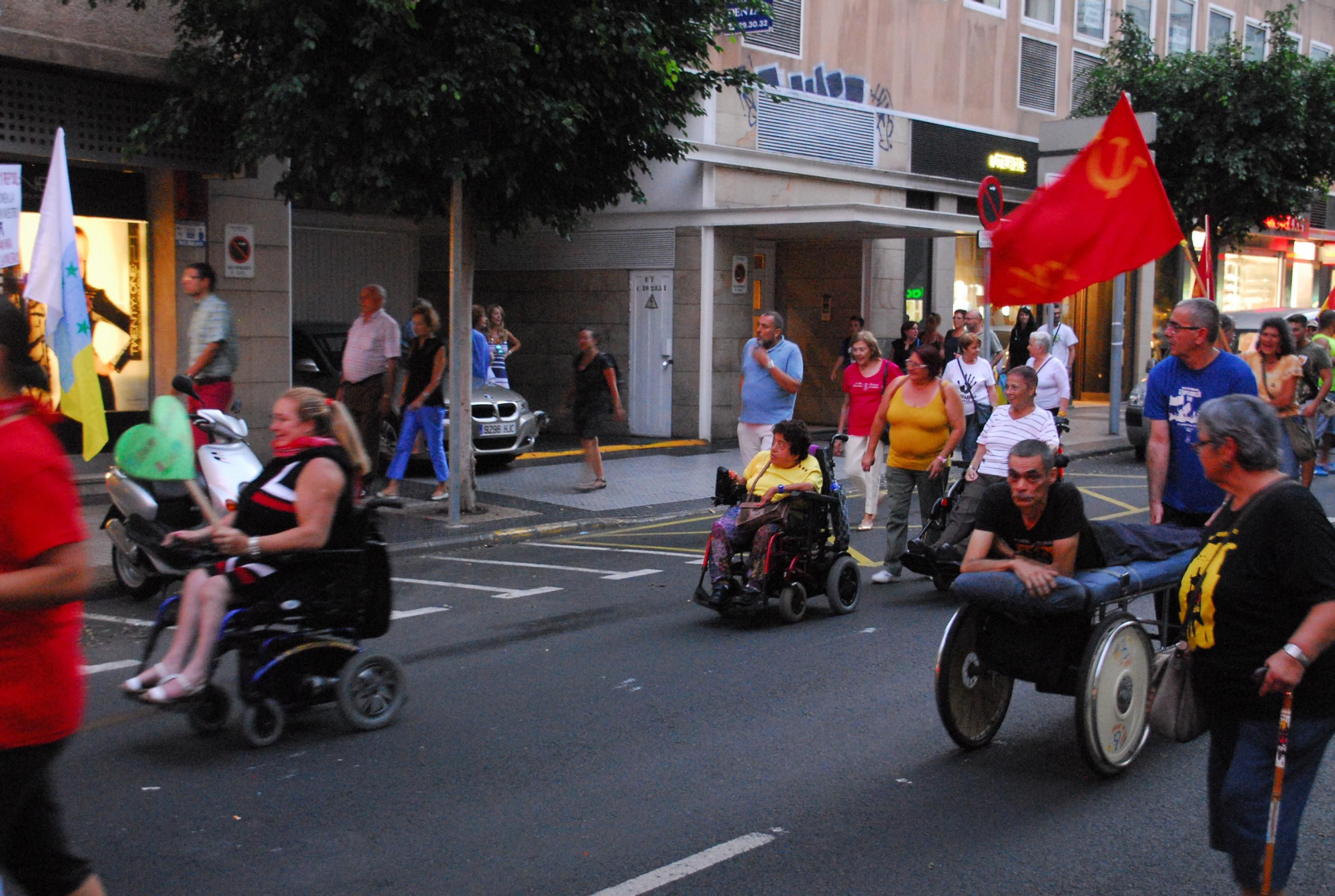 Manifestación contra las prospecciones en Las Palmas de Gran Canaria.