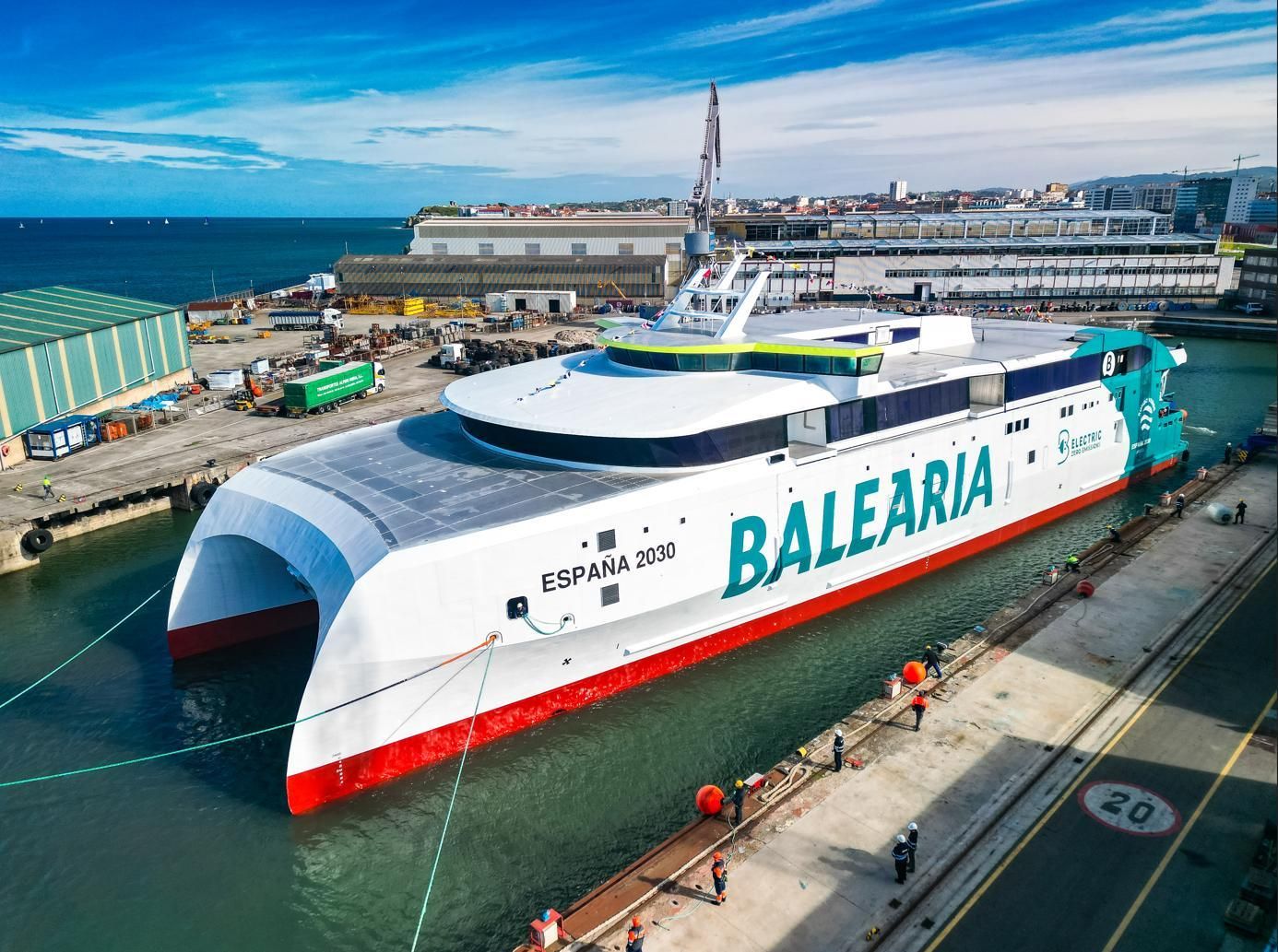 Primer fast ferry 100% eléctrico de Baleària.