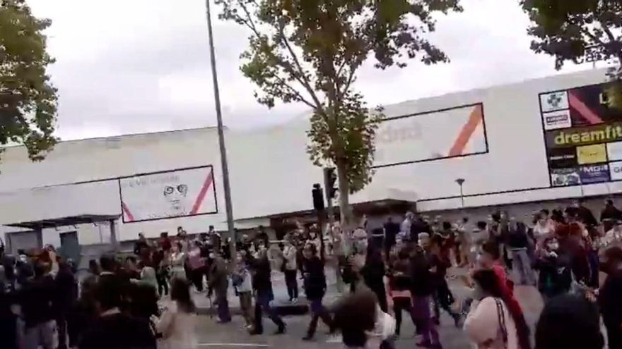 Protestas en la Asamblea de Madrid