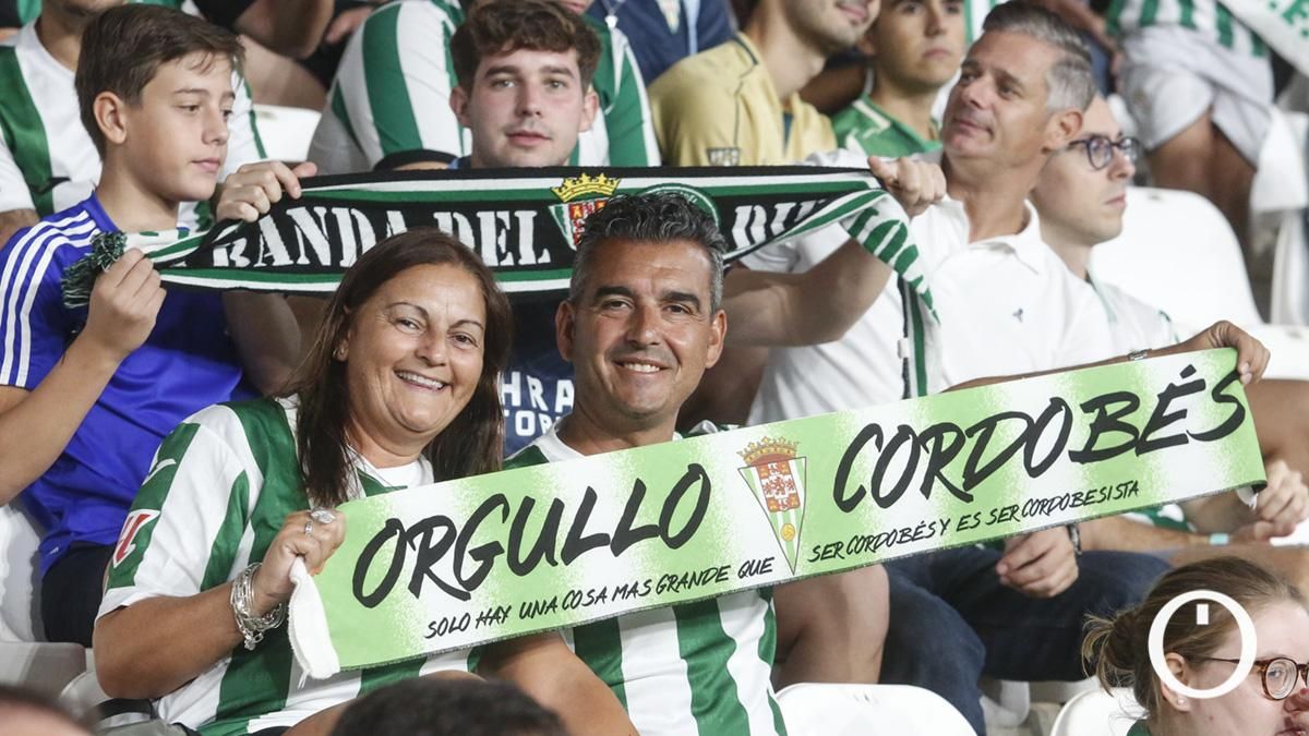 Grada Blanquiverde del Córdoba CF - Racing de Santander