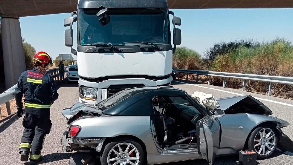 Los muertos en accidentes de carretera han descendido en León en 2022.