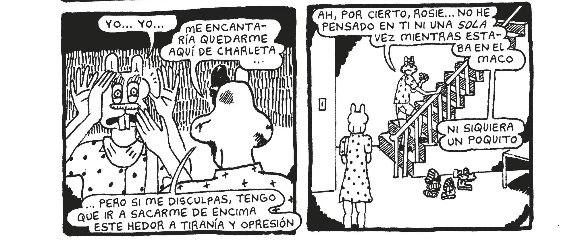 Unas viñetas de 'Dog Biscuits', de Alex Graham