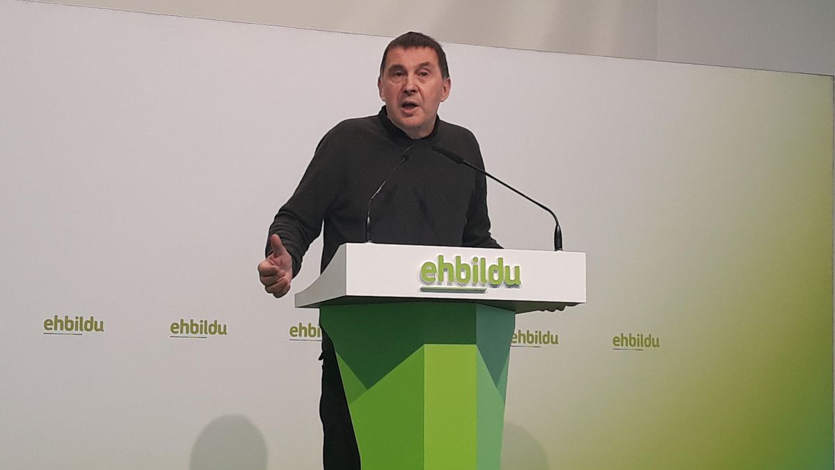 El coordinador general de EH Bildu, Arnaldo Otegi