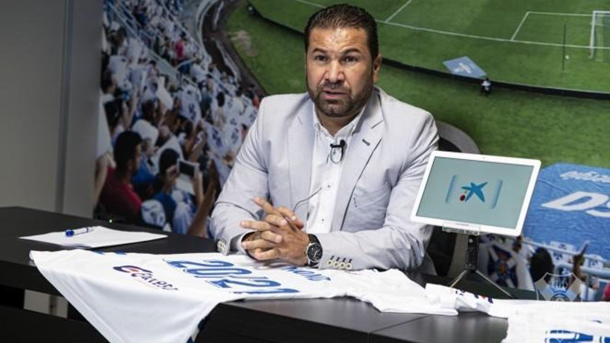 Juan Carlos Cordero, en la sala de prensa