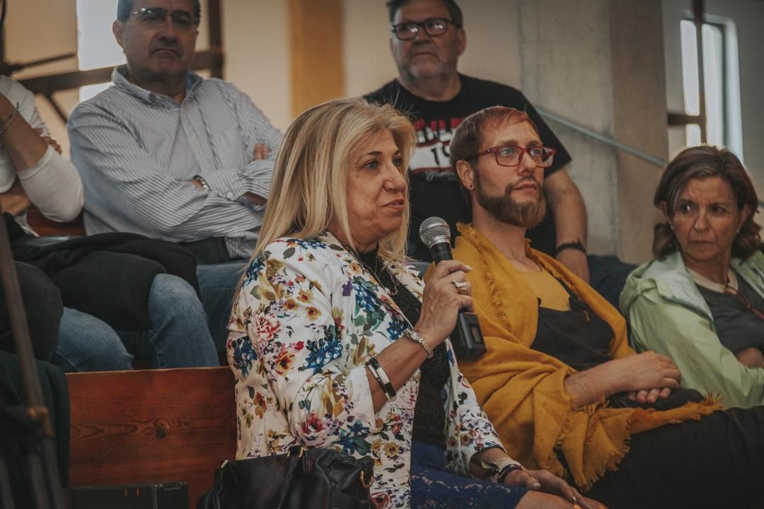 La diputada regional socialista, Gloria Alarcón, durante una intervención