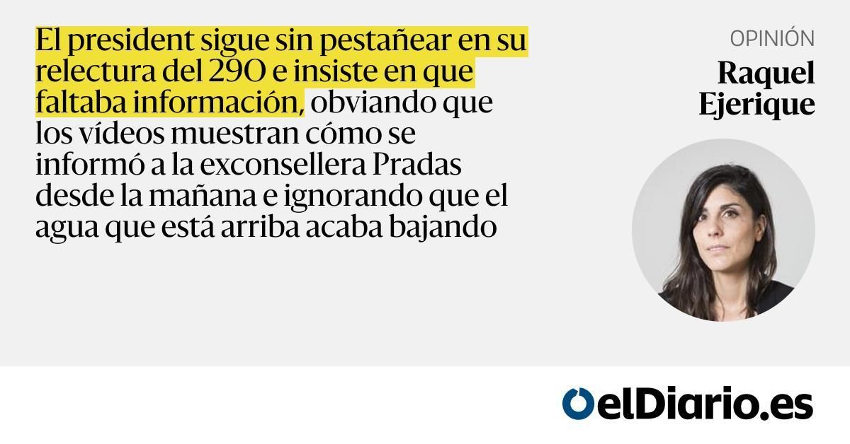 Mazón tiene un plan para sobrevivir a los vídeos del Cecopi