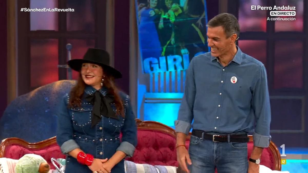 El 'huracán' Candela Peña revoluciona la entrevista de Pedro Sánchez en 'La Revuelta': "Marica, ¿por qué quieres seguir?"