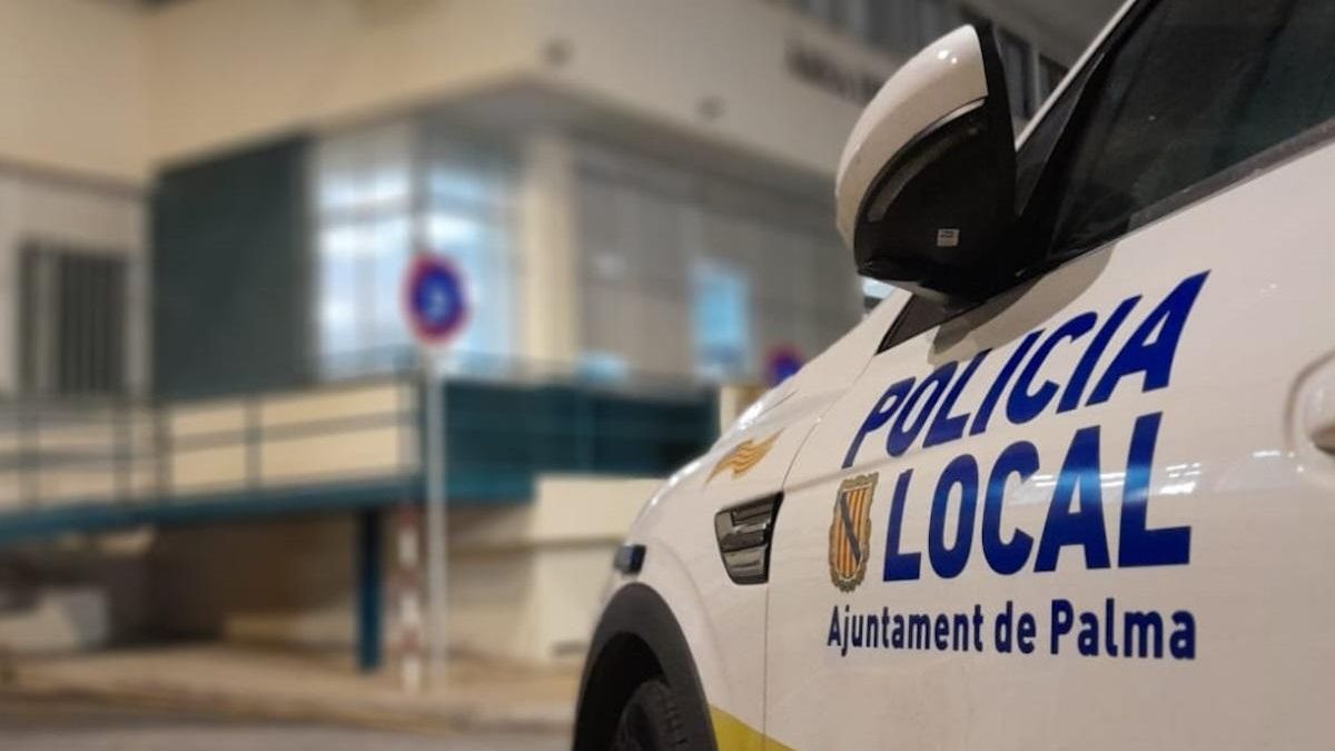 Vehículo de la Policía Local de Palma.