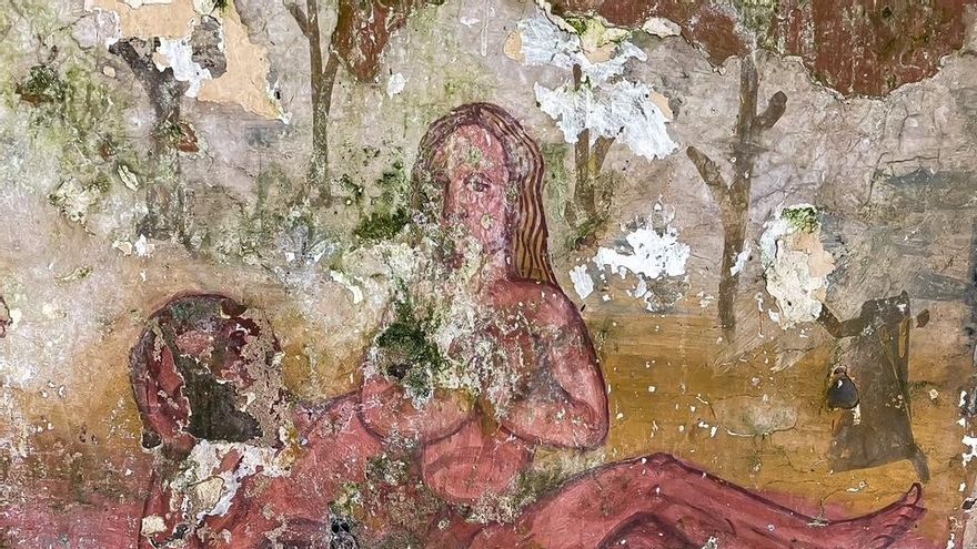 Frescos de la capilla de Santa María de Arganza en Tineo