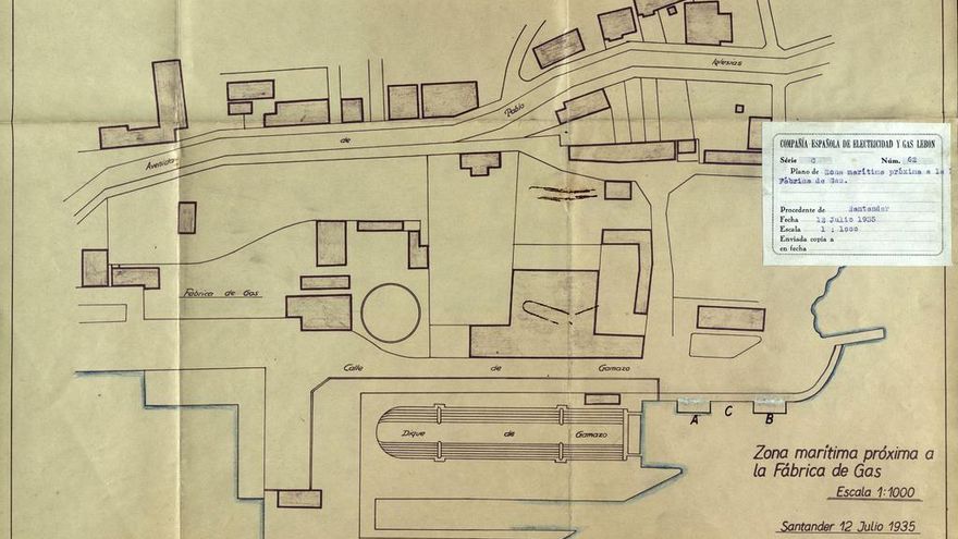 Plano de la exposición digital 'El Santander que no fue'