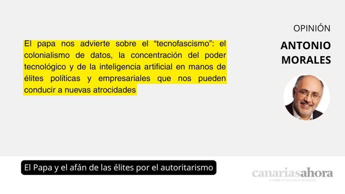 El Papa y el afán de las élites por el autoritarismo