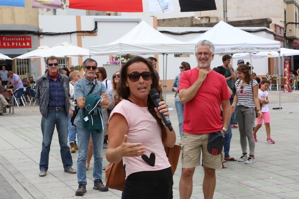 Arte y participación en la Plaza del Pilar. (Alejandro Ramos).