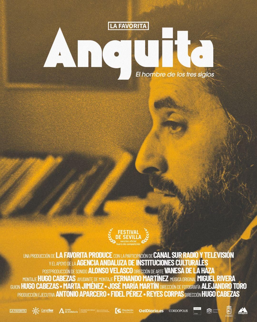 Primer cartel 'Anguita. El hombre de los tres siglos'.