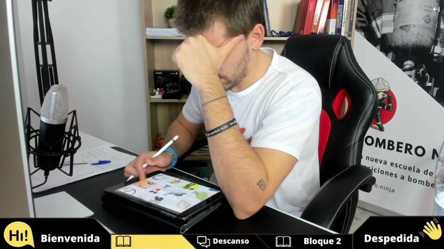 Streaming de David Fuentes con opositores