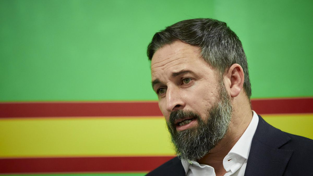 Archivo - El presidente de Vox, Santiago Abascal, durante una entrevista con Europa Press en la sede del partido, en Madrid (España) a 4 de agosto de 2020.