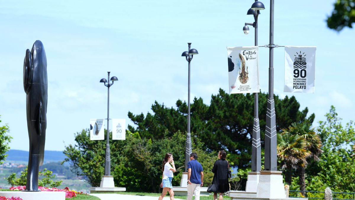 El entorno del Palacio de la Magdalena, sede de los cursos de verano de la UIMP en Santander