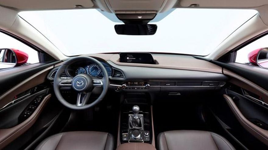 Interior del Mazda CX-30.