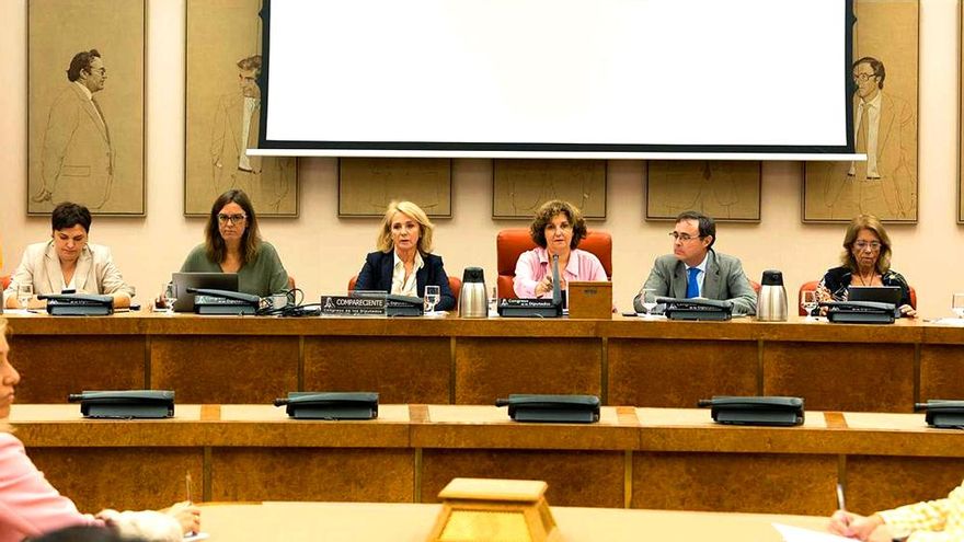 Elena Sánchez Caballero presenta las cuentas de RTVE en el Congreso