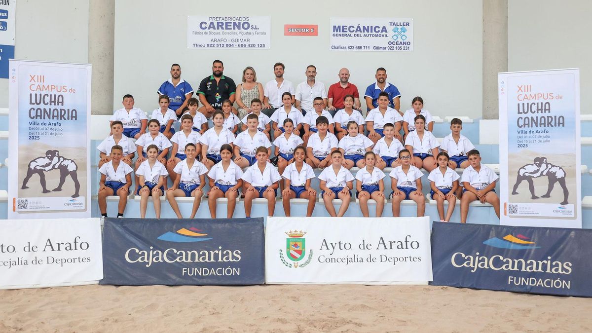 La Fundación CajaCanarias inaugura su Campus de Lucha Canaria 2025