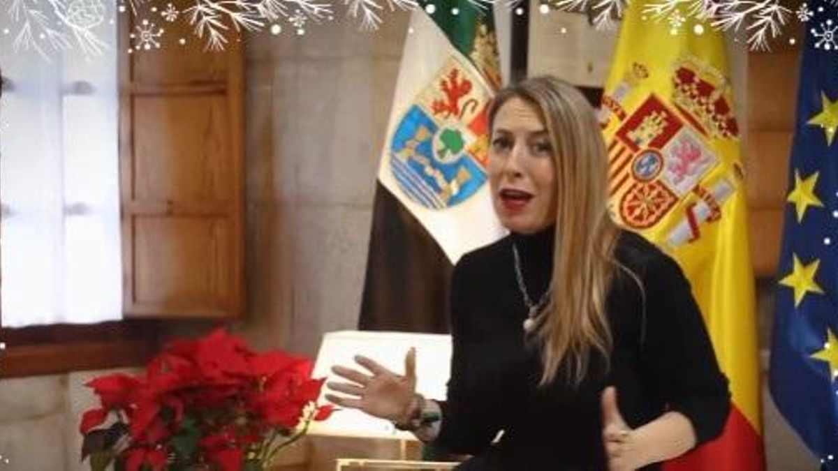 María Guardiola en su mensaje de Navidad