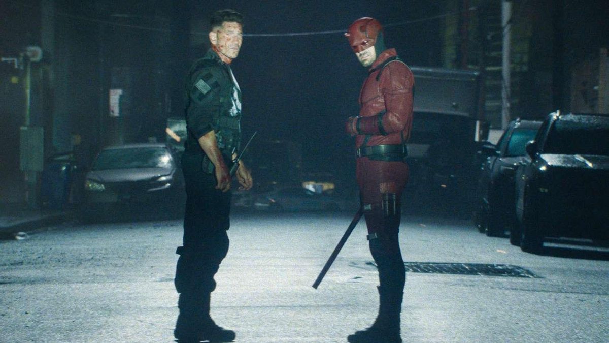 Daredevil y Punisher al final de la temporada 1 de 'Daredevil Born Again'