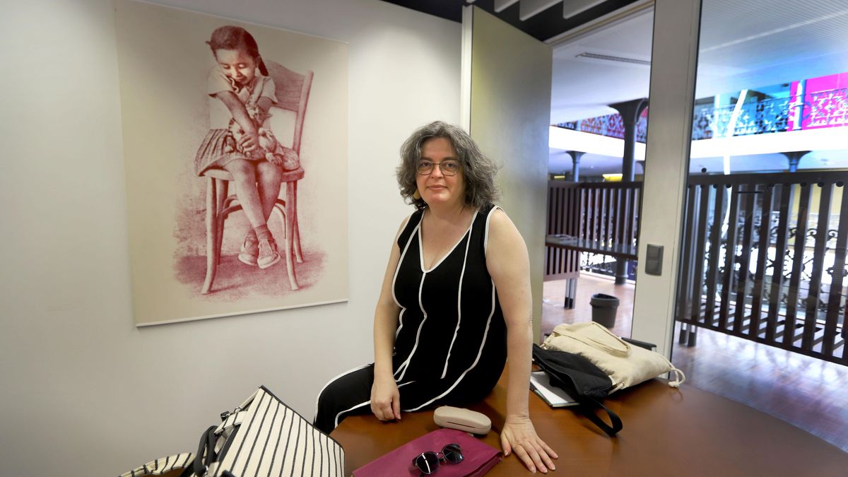 L'activista Anna Oliver.