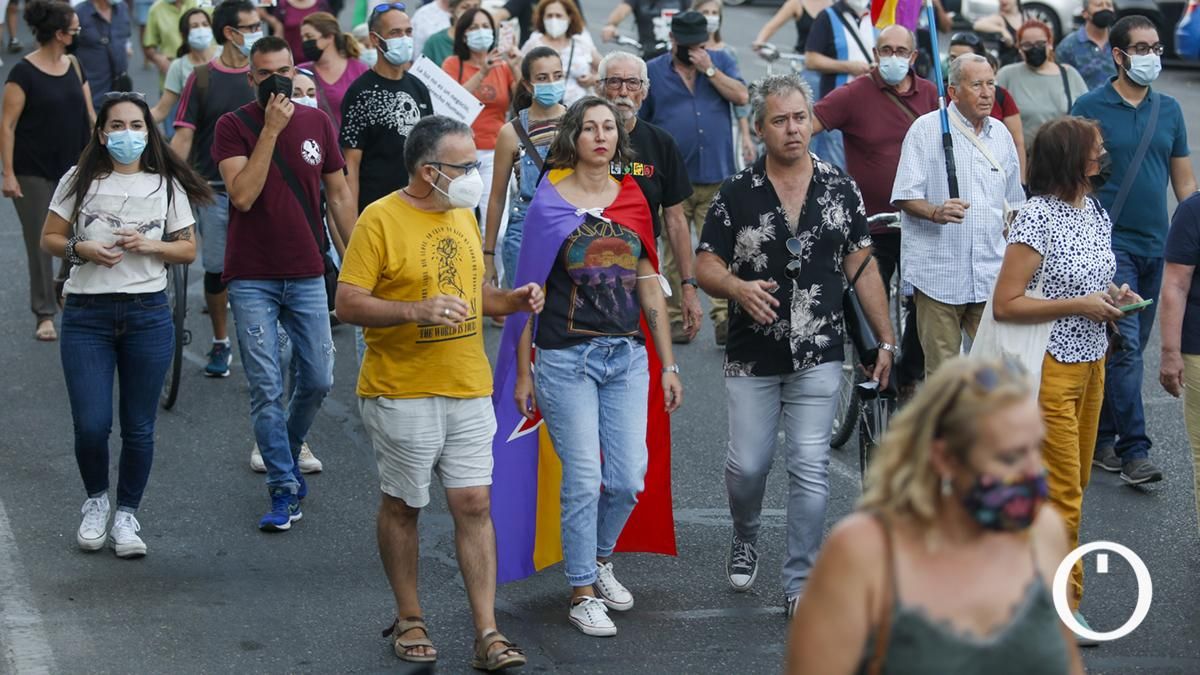 Manifestación contra el precio del suministro eléctrico