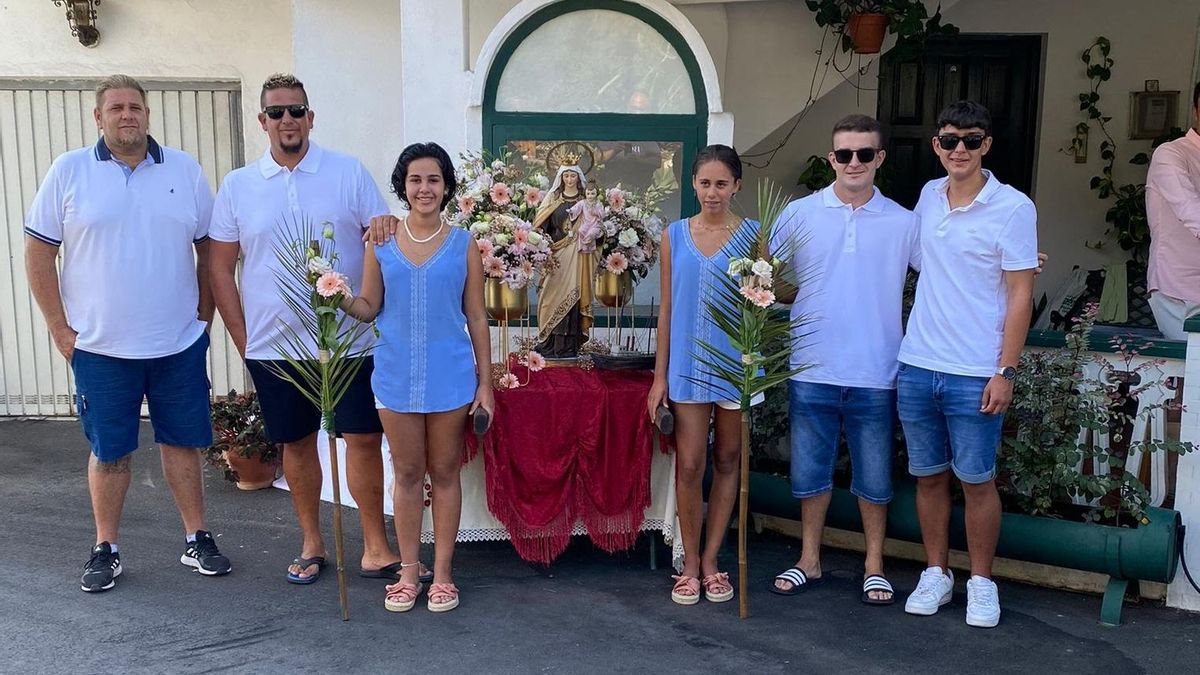 Procesión de la Virgen del Carmen en La Bombilla.